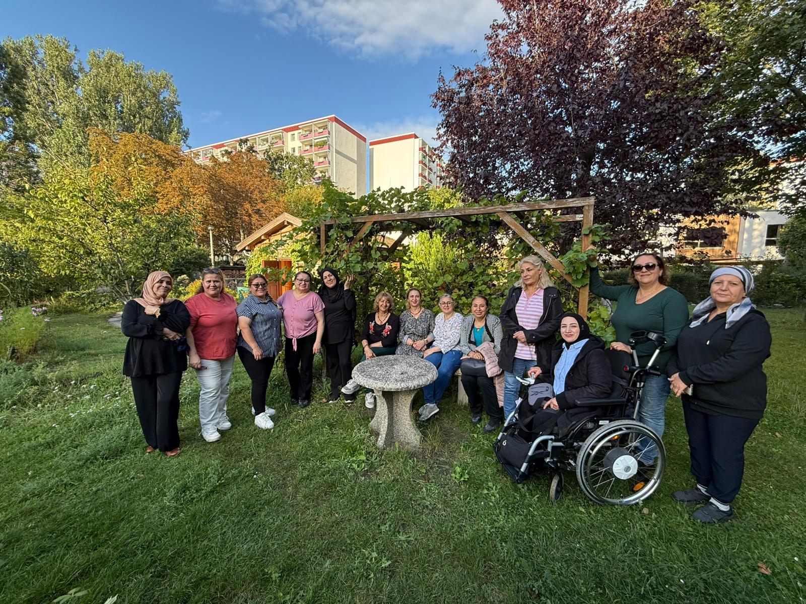 Ausflug der Frauengruppe ins Neo Interkulturelle Garten